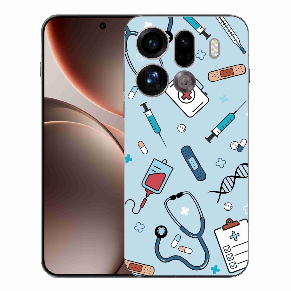Gélový kryt mmCase na Oppo Find X9 Pro - zdravotníctvo 1