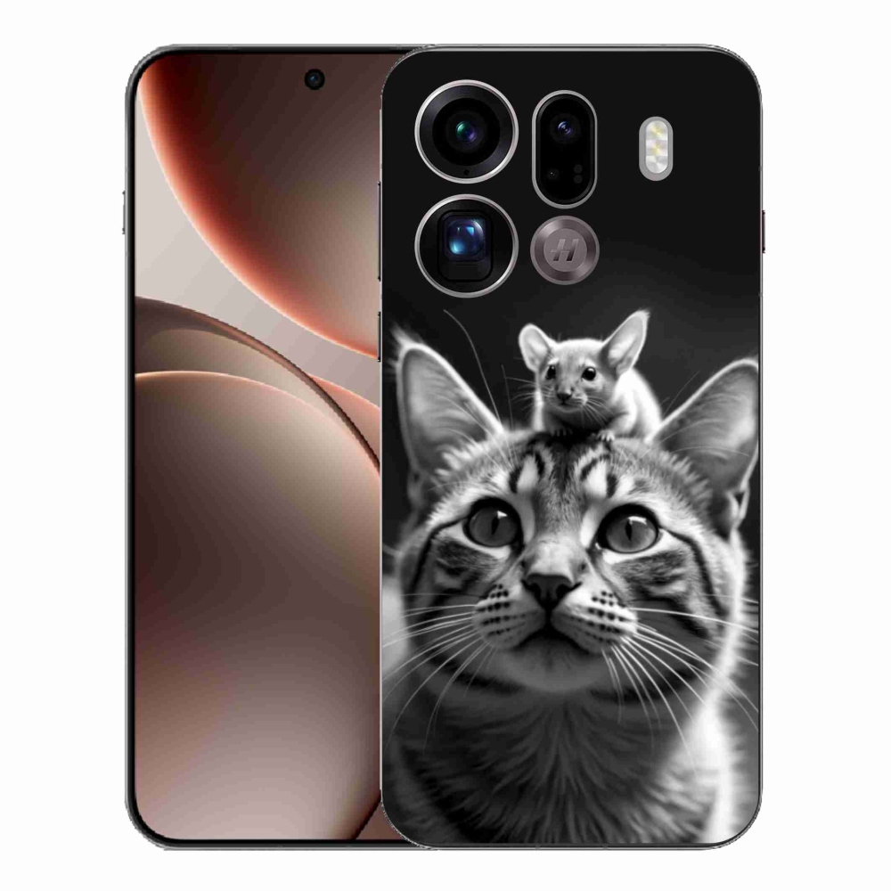 Gélový kryt mmCase na Oppo Find X9 Pro - zvieracie priateľstvo 2