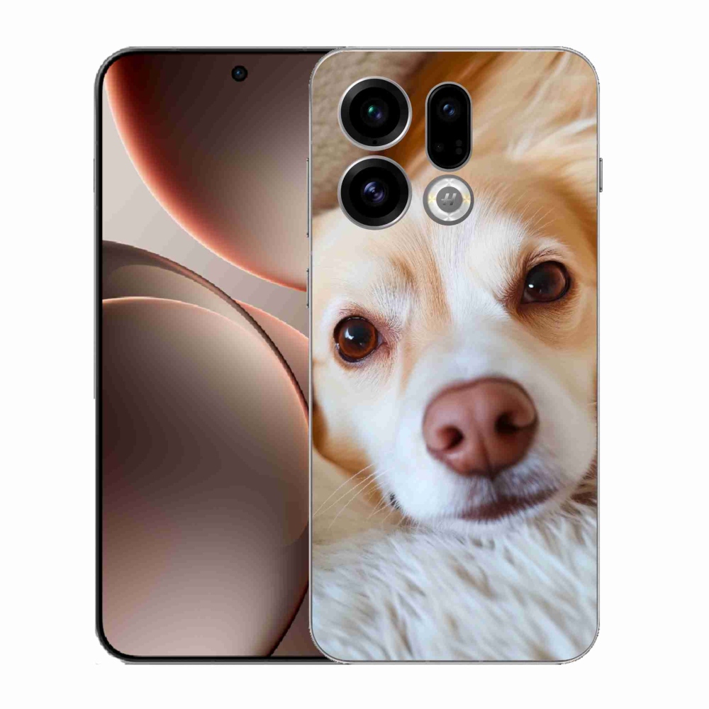 Gélový kryt mmCase na Oppo Find X9 - Roztomilá čivava