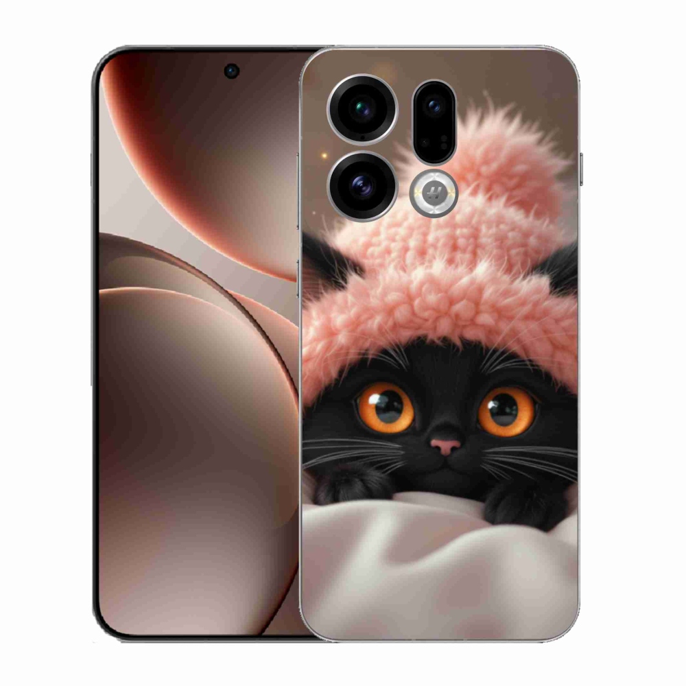 Gélový kryt mmCase na Oppo Find X9 - roztomilé mačiatko 7