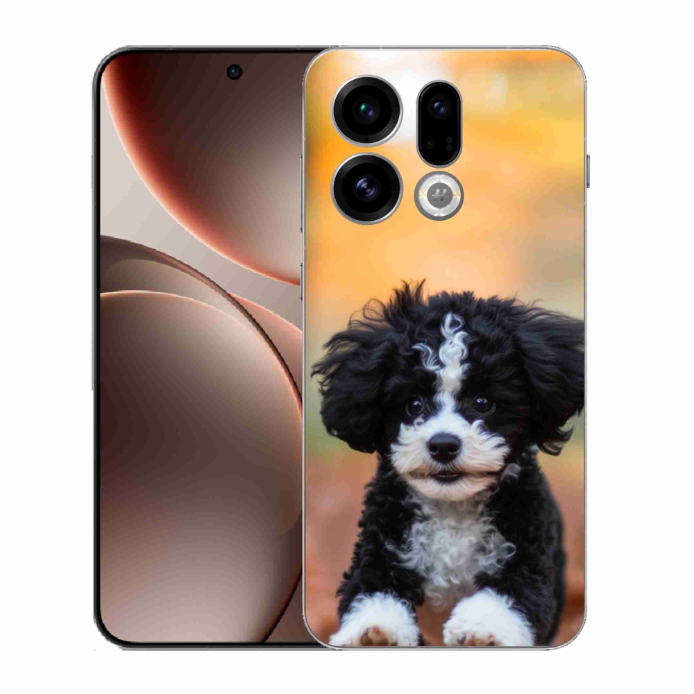 Gélový kryt mmCase na Oppo Find X9 - roztomilé šteňa 2