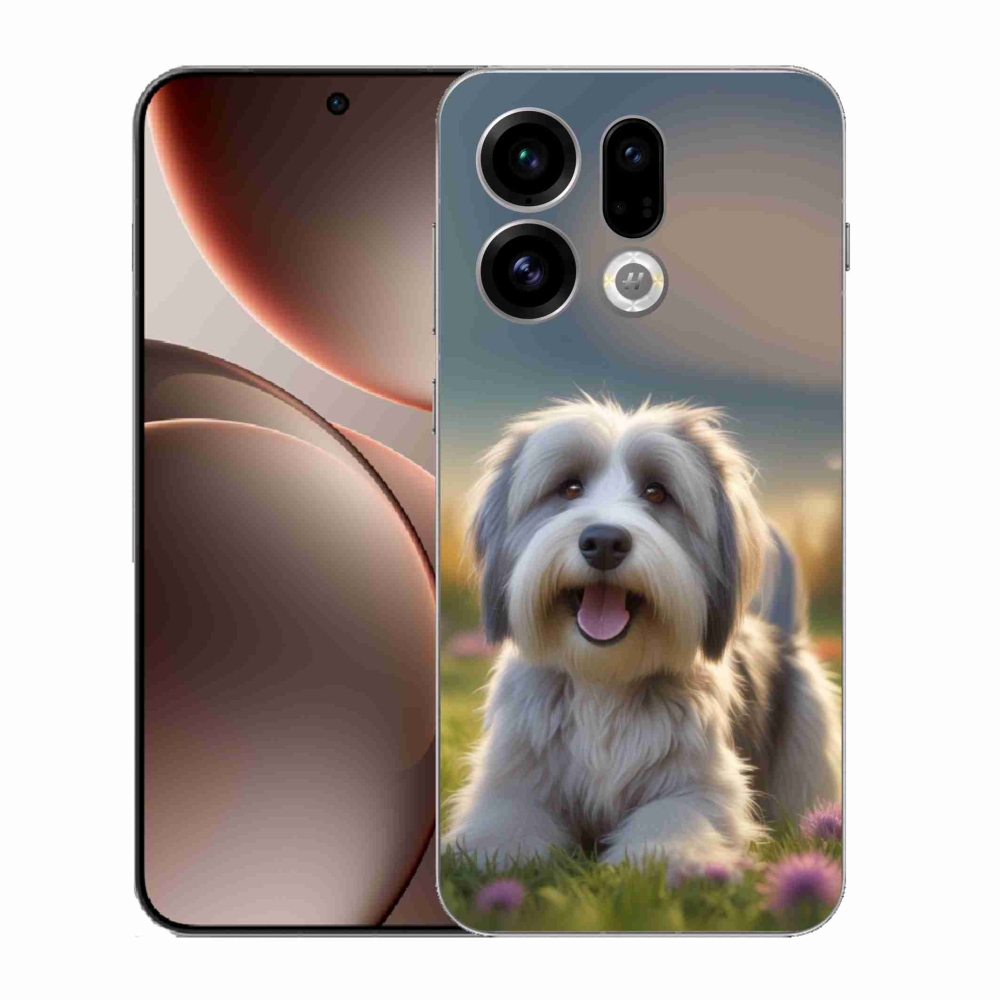 Gélový kryt mmCase na Oppo Find X9 - roztomilý havanský psík