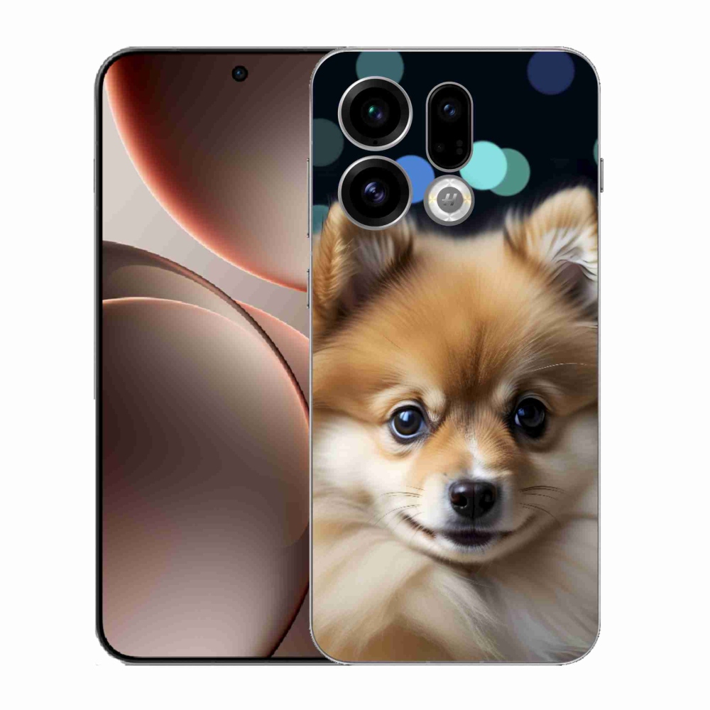 Gélový kryt mmCase na Oppo Find X9 - roztomilý pomeranian