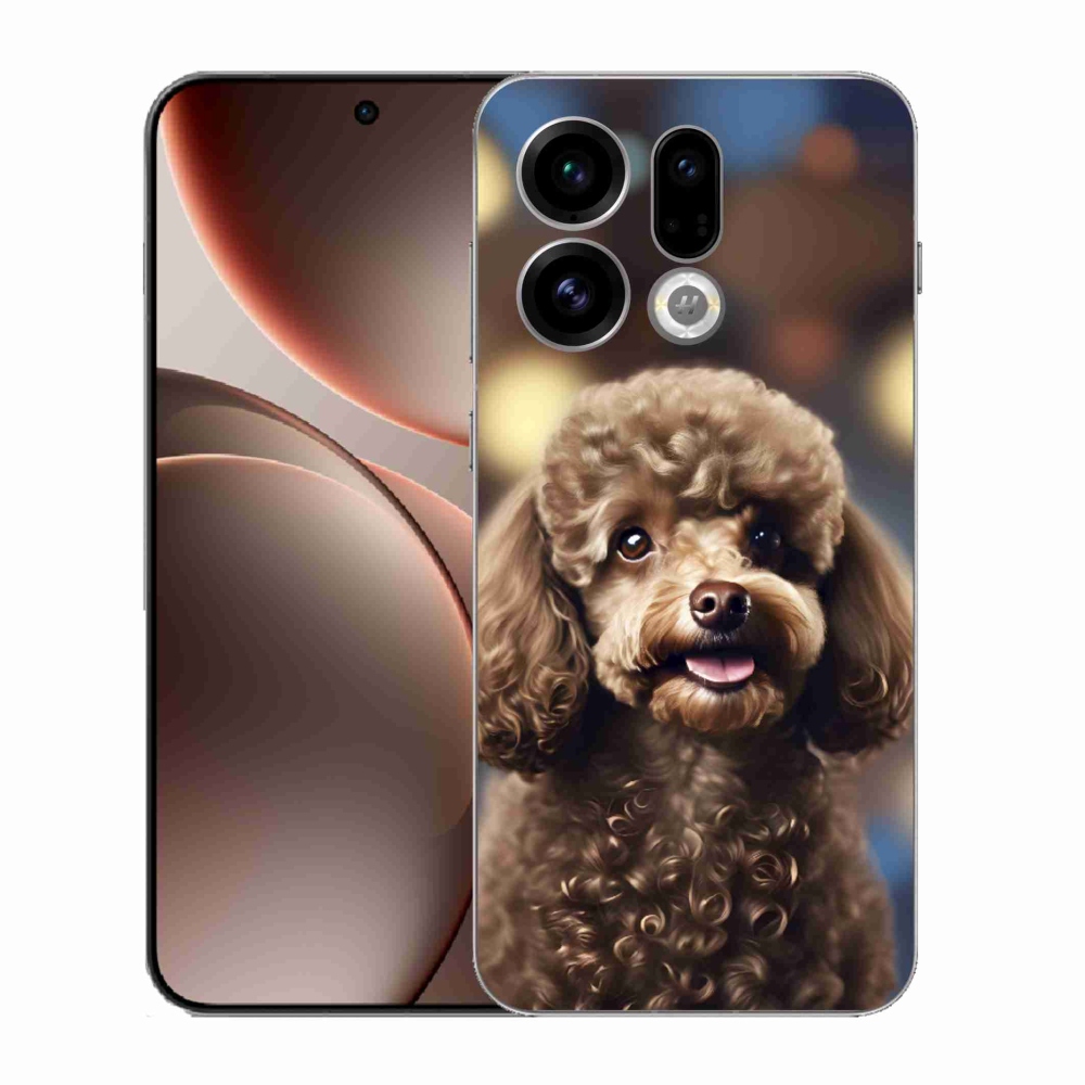 Gélový kryt mmCase na Oppo Find X9 - roztomilý pudel