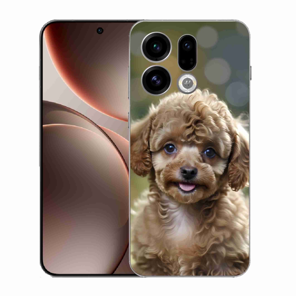 Gélový kryt mmCase na Oppo Find X9 - roztomilý pudel