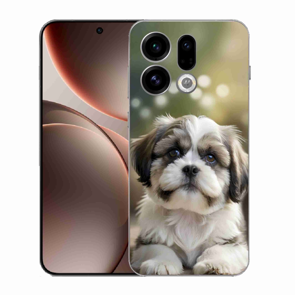 Gélový kryt mmCase na Oppo Find X9 - roztomilý shih-tzu