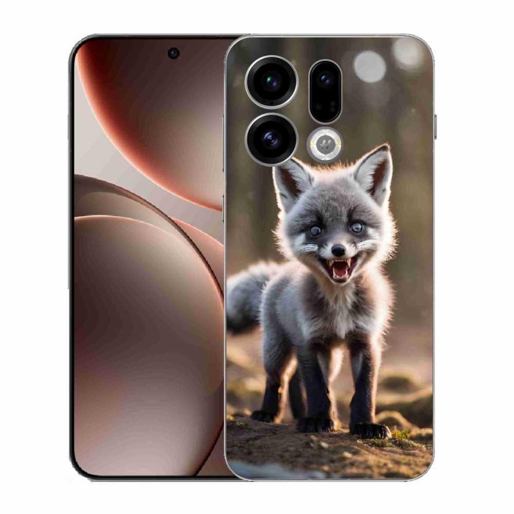 Gélový kryt mmCase na Oppo Find X9 - rozzúrená líška