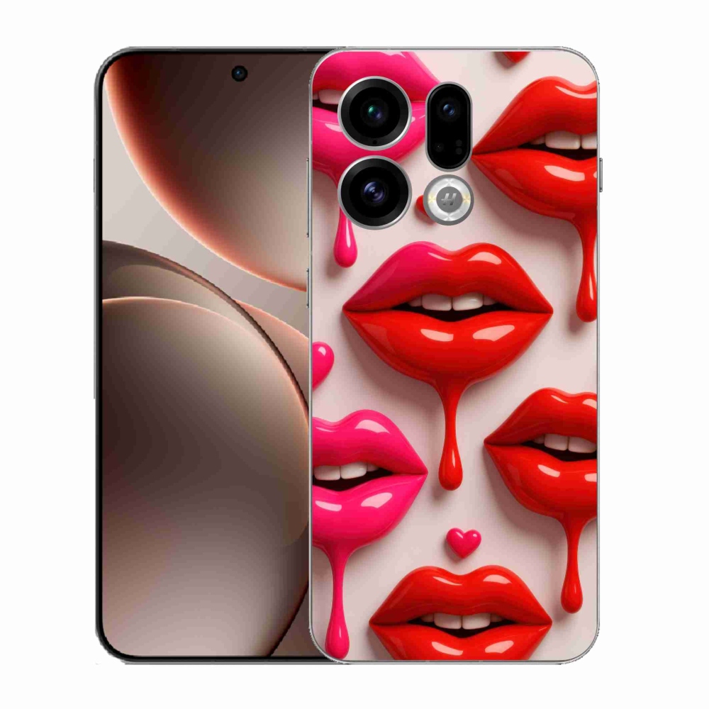 Gélový kryt mmCase na Oppo Find X9 - pery 2