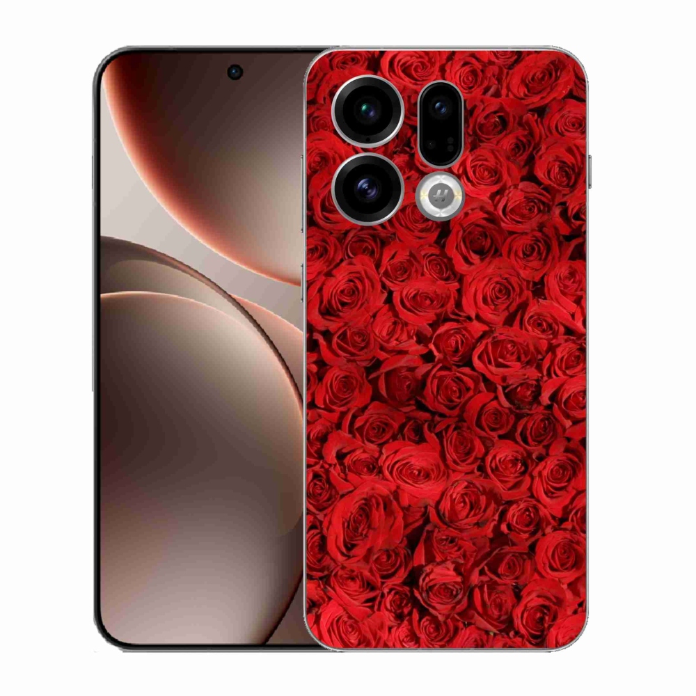 Gélový kryt mmCase na Oppo Find X9 - ruža