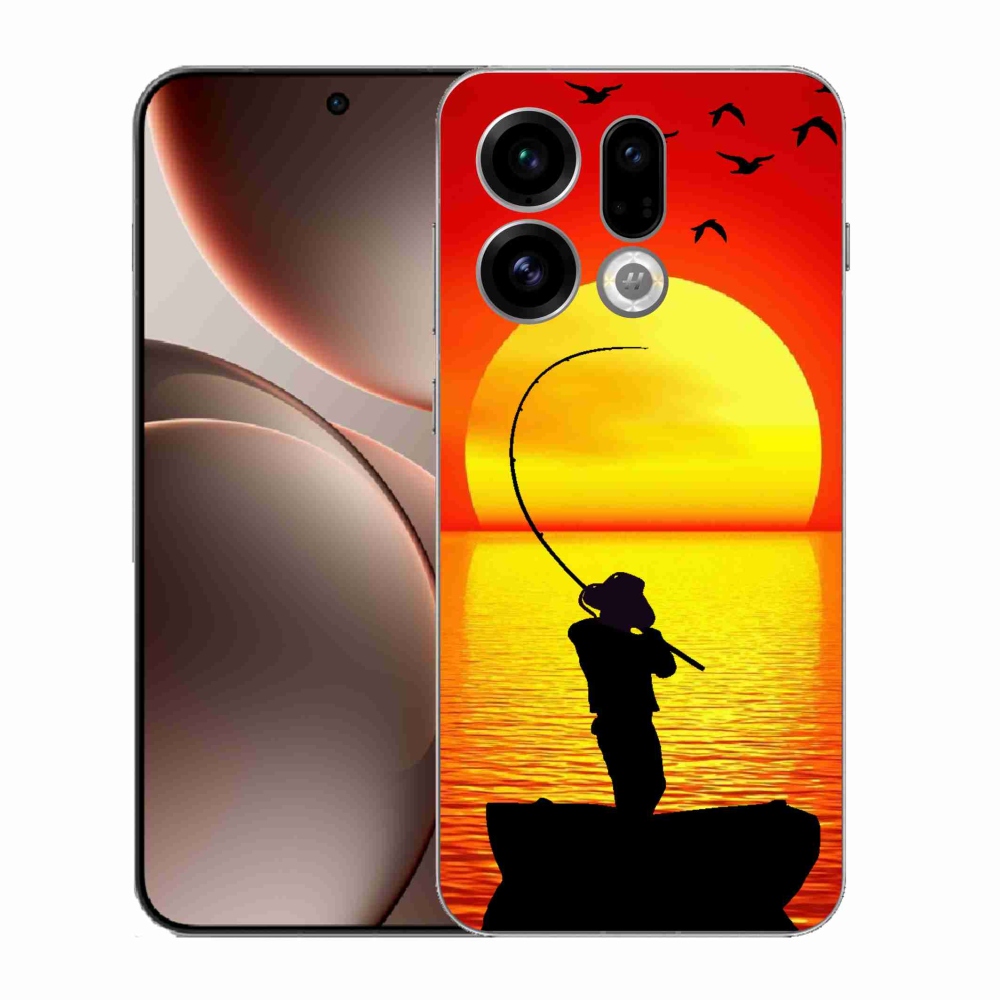 Gélový kryt mmCase na Oppo Find X9 - rybárčenie
