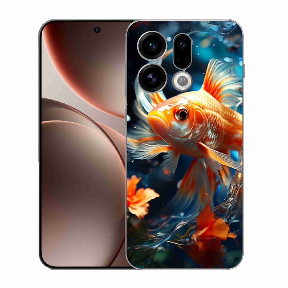 Gélový kryt mmCase na Oppo Find X9 - rybka