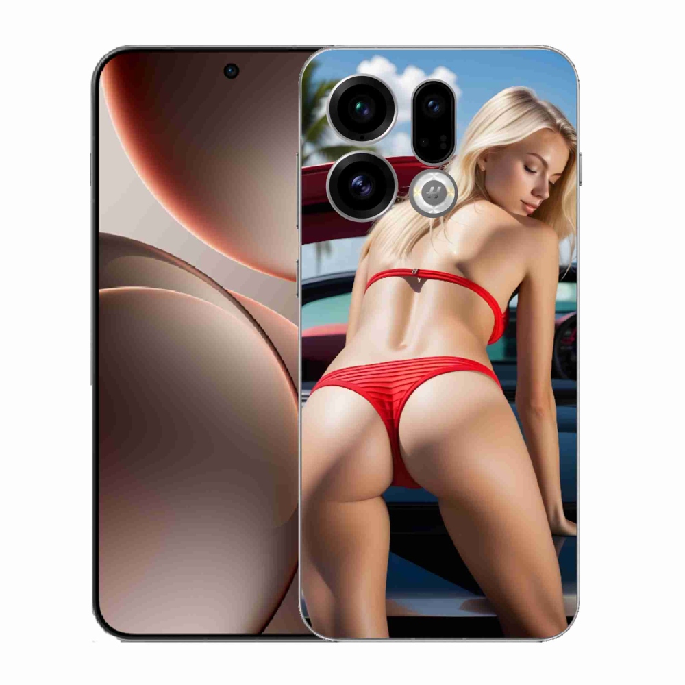 Gélový kryt mmCase na Oppo Find X9 - sexy žena 2