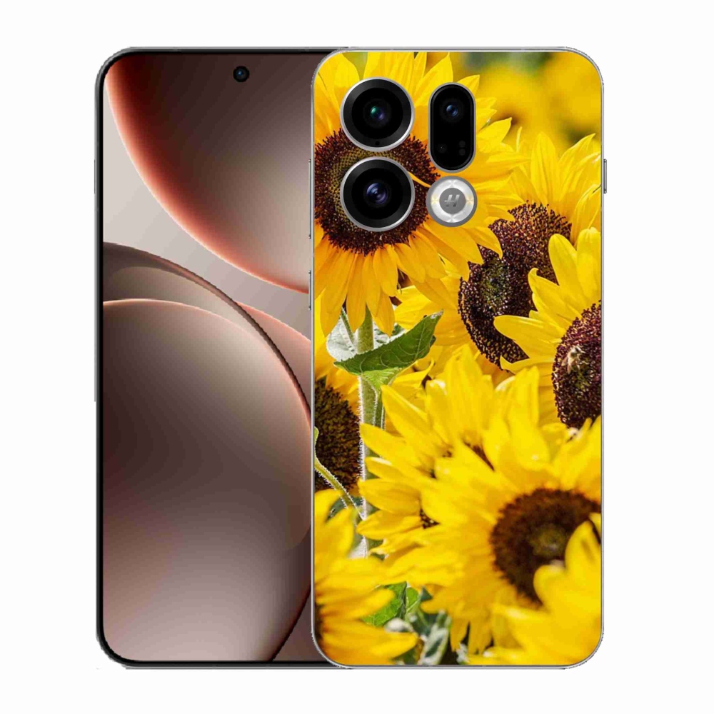 Gélový kryt mmCase na Oppo Find X9 - slnečnica