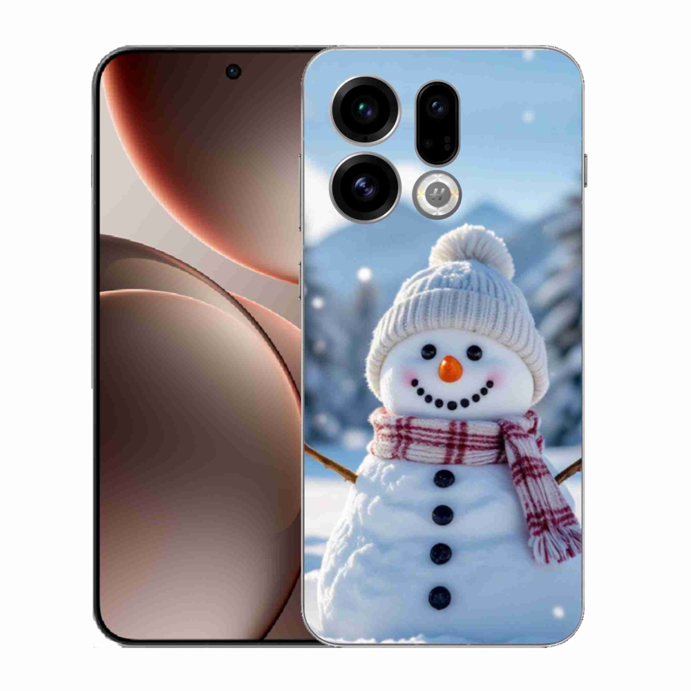 Gélový kryt mmCase na Oppo Find X9 - snehuliak 3