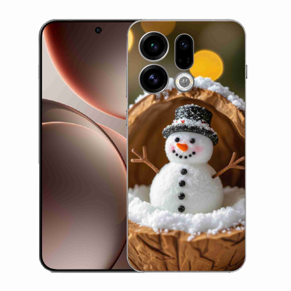 Gélový kryt mmCase na Oppo Find X9 - snehuliak 4