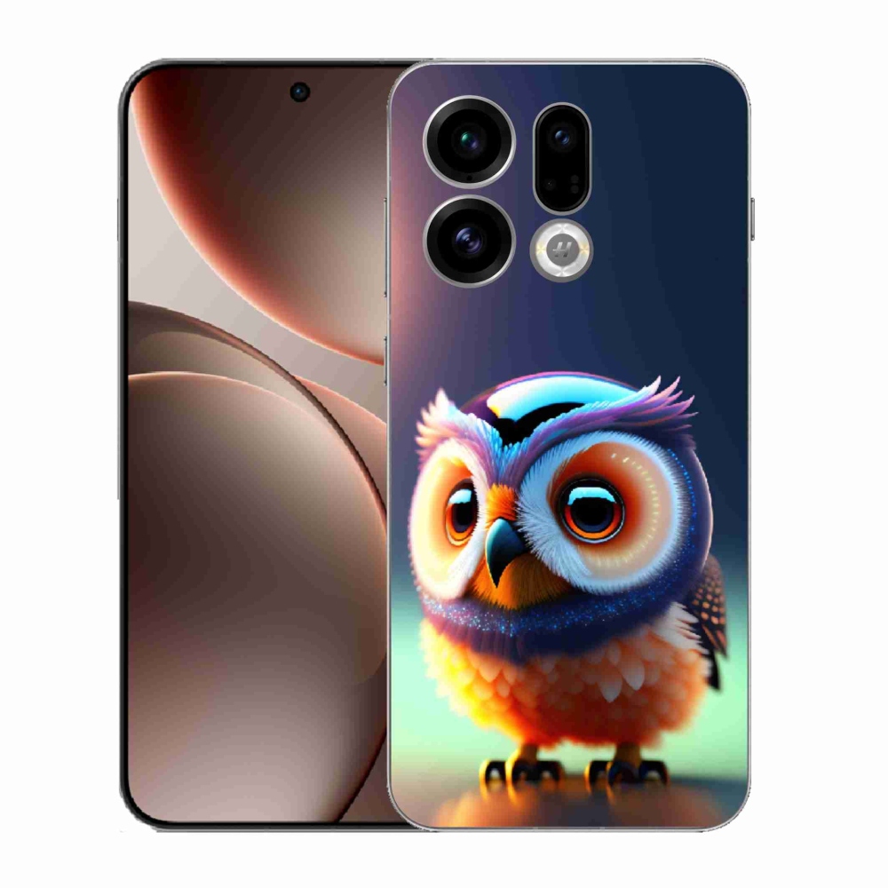 Gélový kryt mmCase na Oppo Find X9 - malá sova