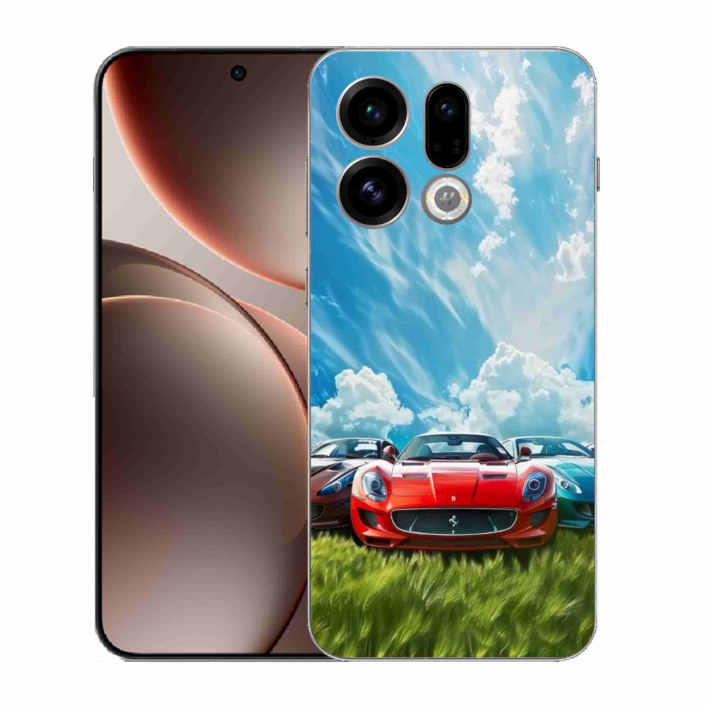 Gélový kryt mmCase na Oppo Find X9 - športové vozidlá