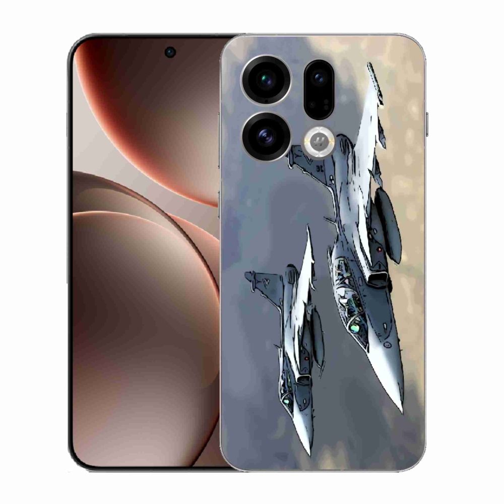 Gélový kryt mmCase na Oppo Find X9 - stíhačky