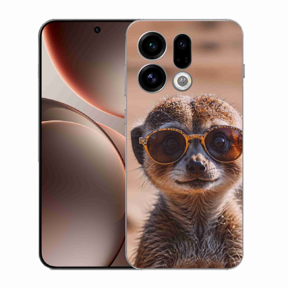 Gélový kryt mmCase na Oppo Find X9 - štýlová surikata