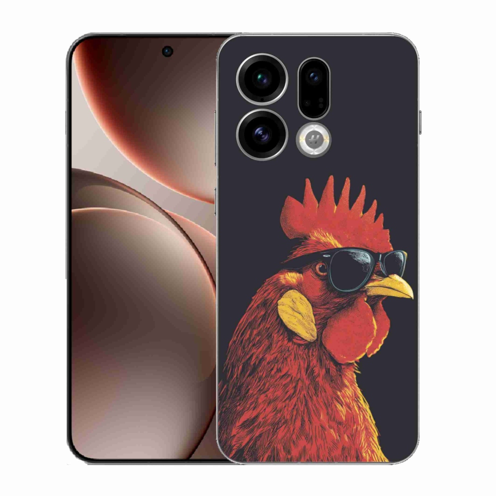 Gélový kryt mmCase na Oppo Find X9 - štýlový kohút
