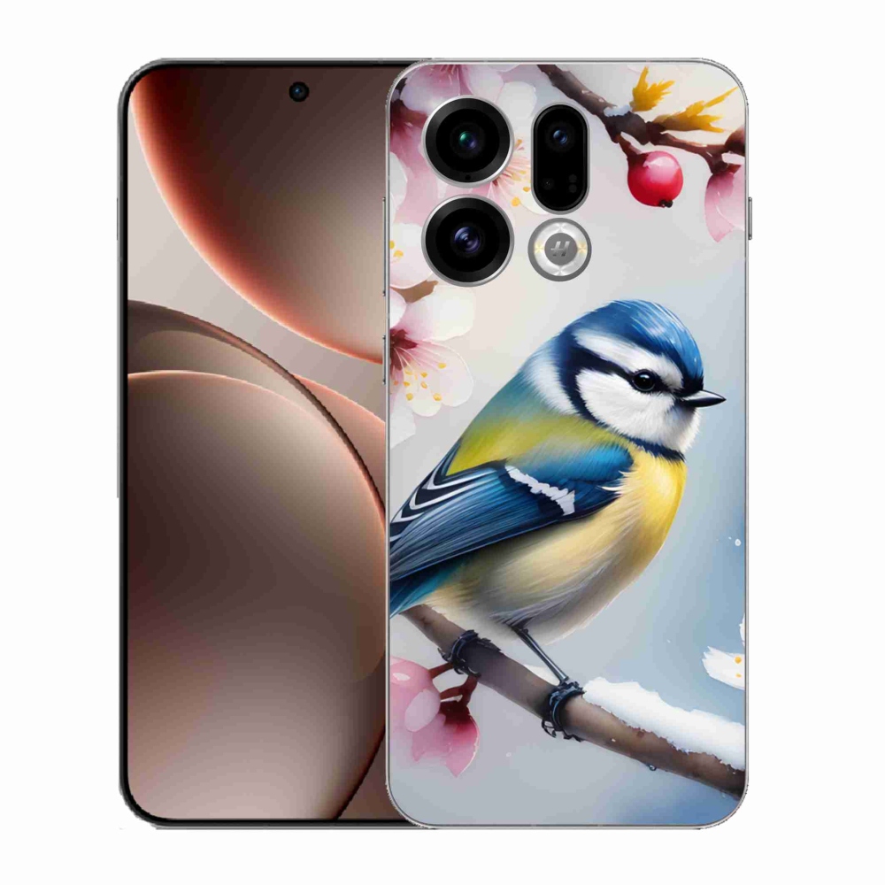 Gélový kryt mmCase na Oppo Find X9 - sýkorka