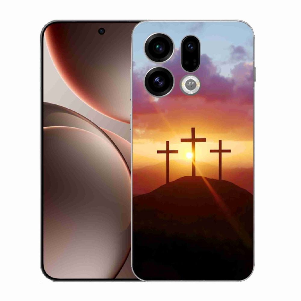 Gélový kryt mmCase na Oppo Find X9 - tri kríža