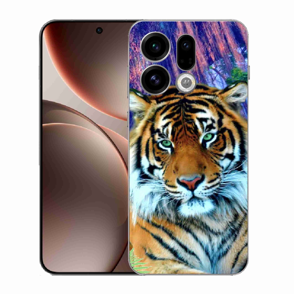 Gélový kryt mmCase na Oppo Find X9 - tiger