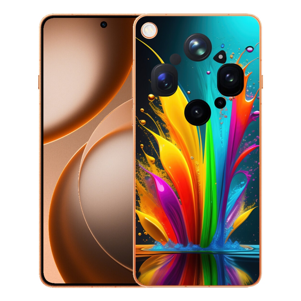 Gélový kryt mmCase na Oppo Find X9 Ultra - abstraktný motív 1