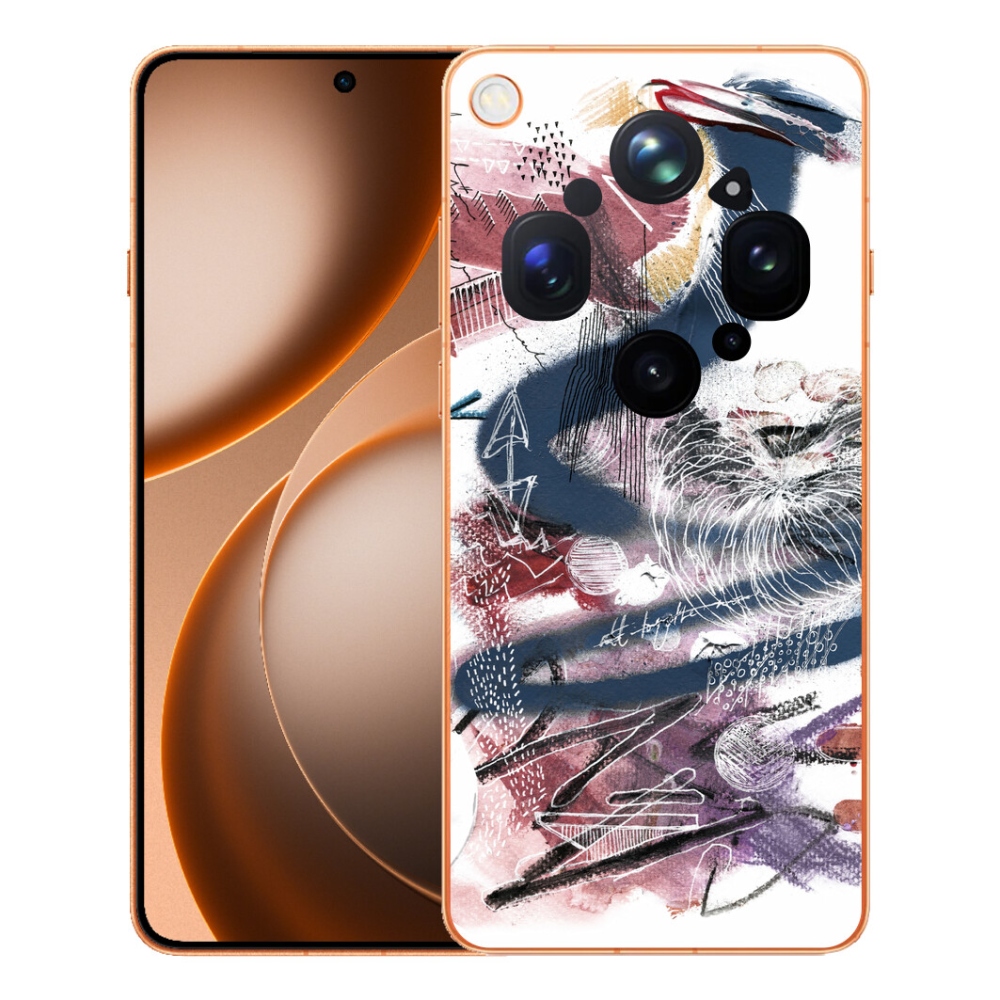Gélový kryt mmCase na Oppo Find X9 Ultra - abstraktný motív 28
