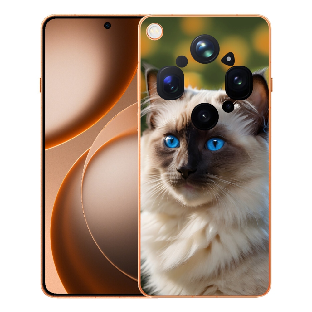 Gélový kryt mmCase na Oppo Find X9 Ultra - biely ragdoll