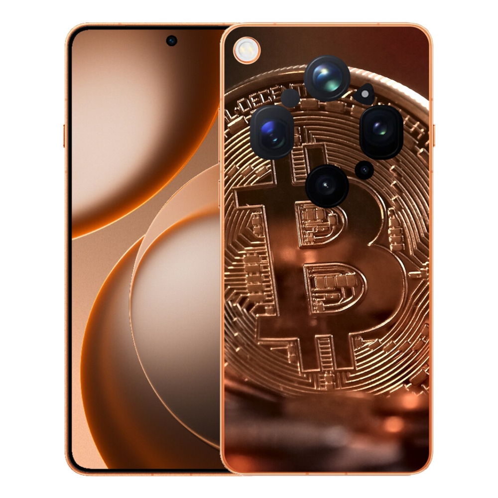 Gélový kryt mmCase na Oppo Find X9 Ultra - bitcoin