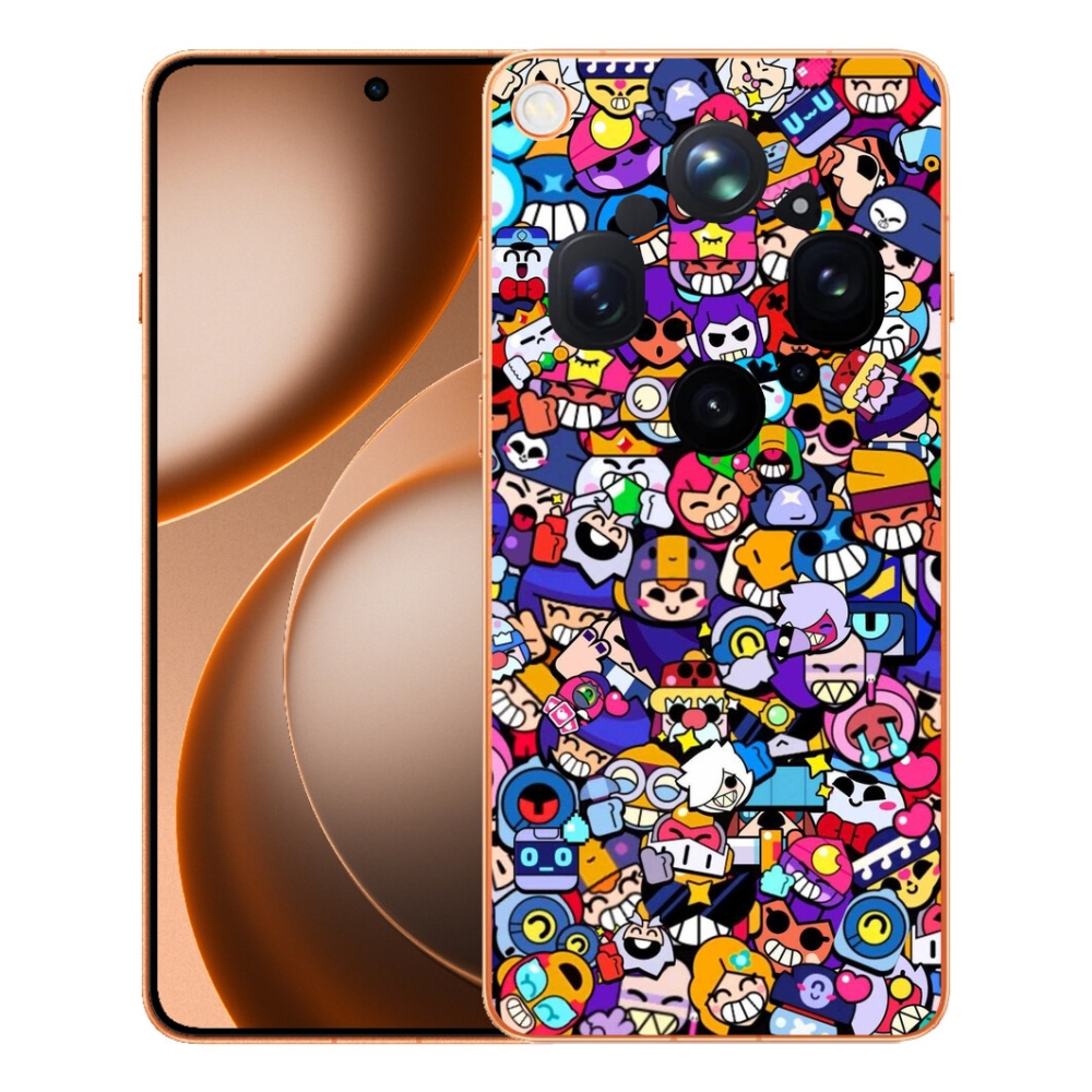Gélový kryt mmCase na Oppo Find X9 Ultra - brawl stars 2
