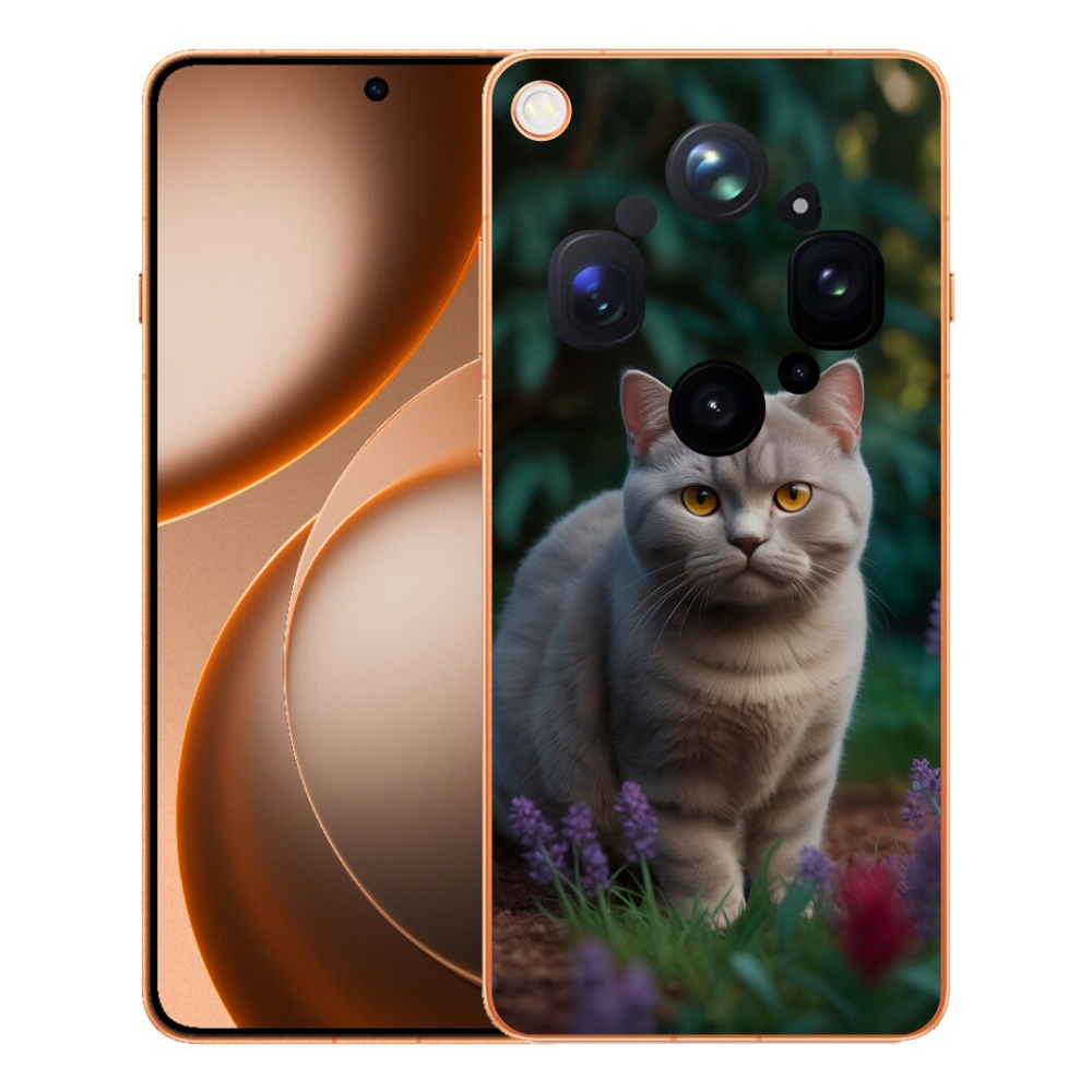 Gélový kryt mmCase na Oppo Find X9 Ultra - britská mačka