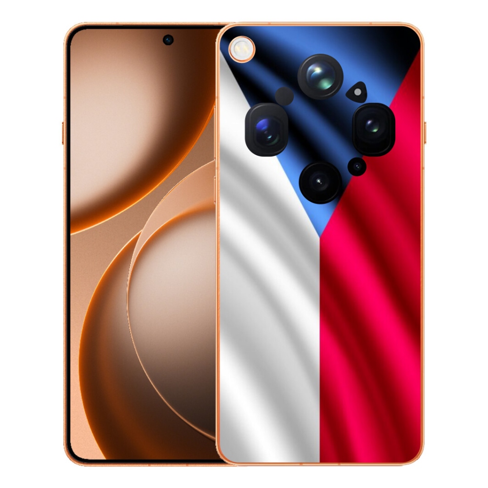 Gélový kryt mmCase na Oppo Find X9 Ultra - česká vlajka