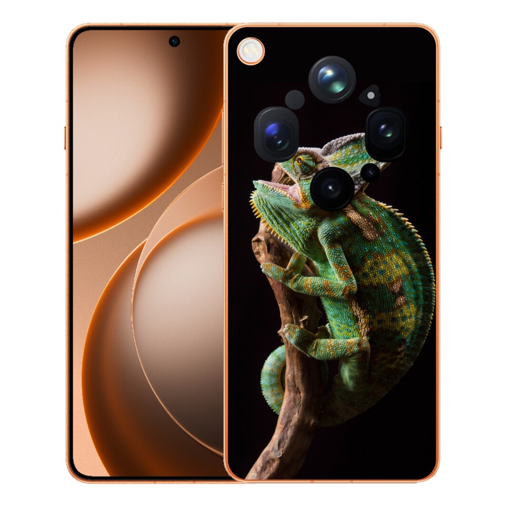 Gélový kryt mmCase na Oppo Find X9 Ultra - chameleón