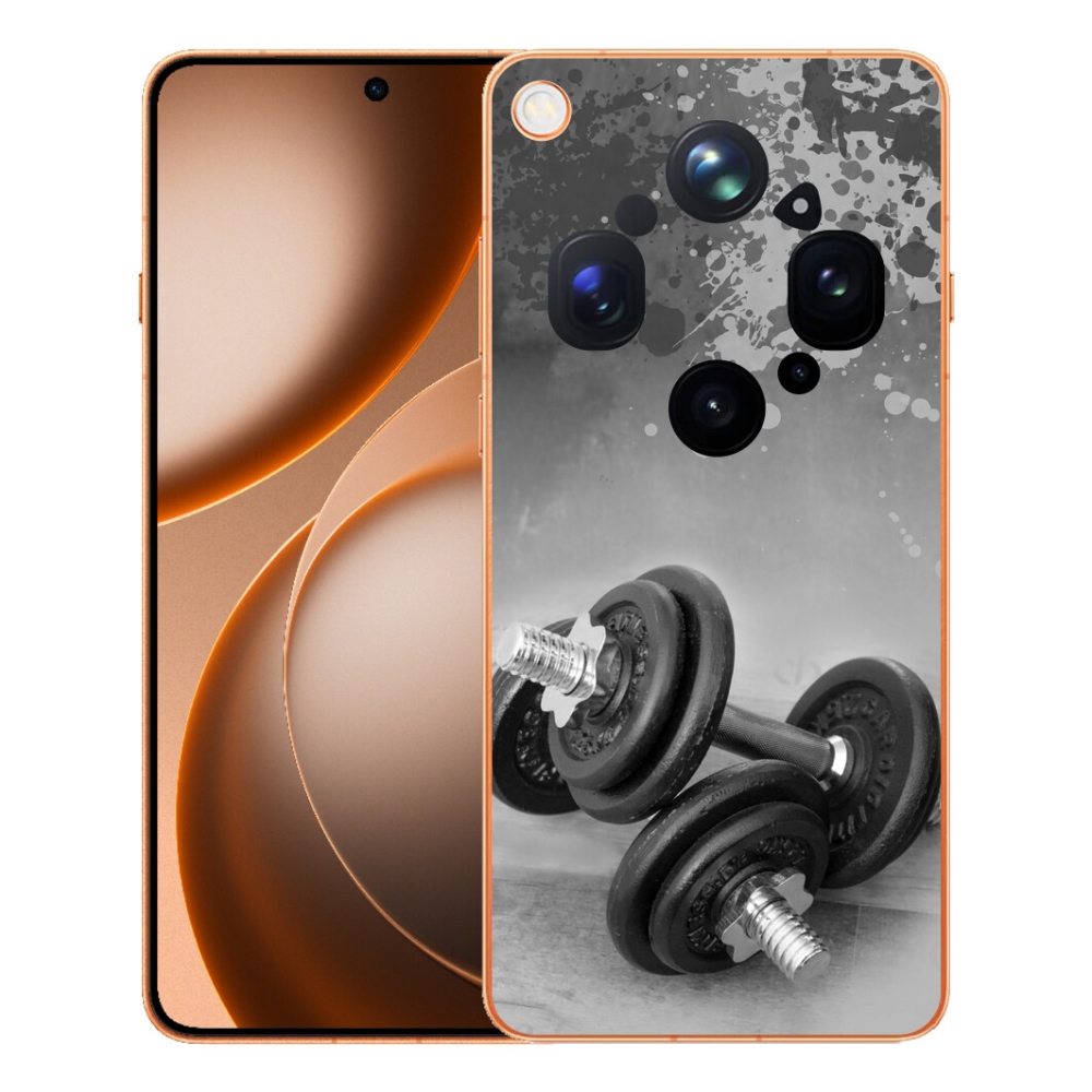 Gélový kryt mmCase na Oppo Find X9 Ultra - činky 1