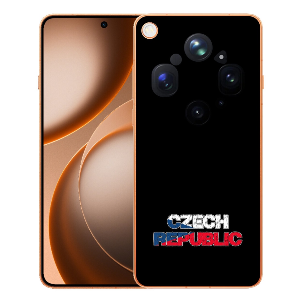 Gélový kryt mmCase na Oppo Find X9 Ultra - Slovak Republic čierne pozadie