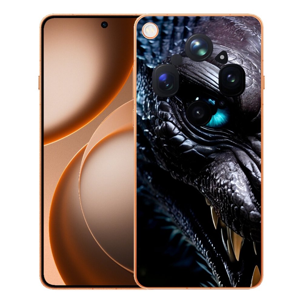 Gélový kryt mmCase na Oppo Find X9 Ultra - dračí pohľad