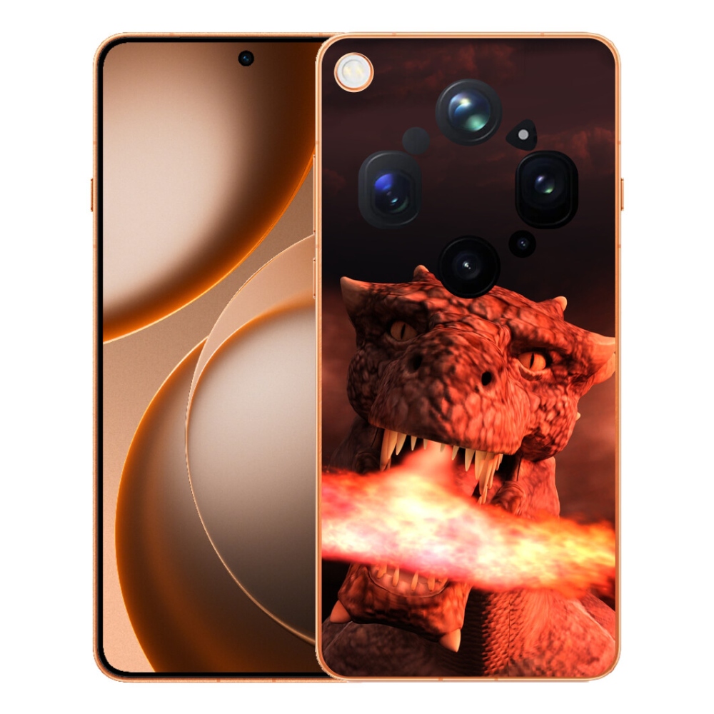 Gélový kryt mmCase na Oppo Find X9 Ultra - drak