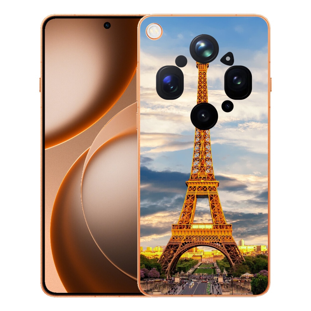 Gélový kryt mmCase na Oppo Find X9 Ultra - eiffelova veža 3