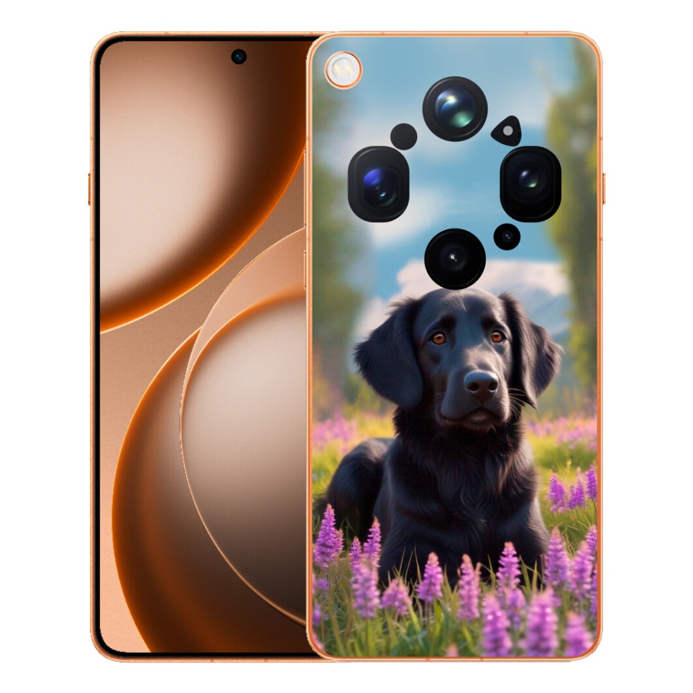 Gélový kryt mmCase na Oppo Find X9 Ultra - elegantný čierny retriever