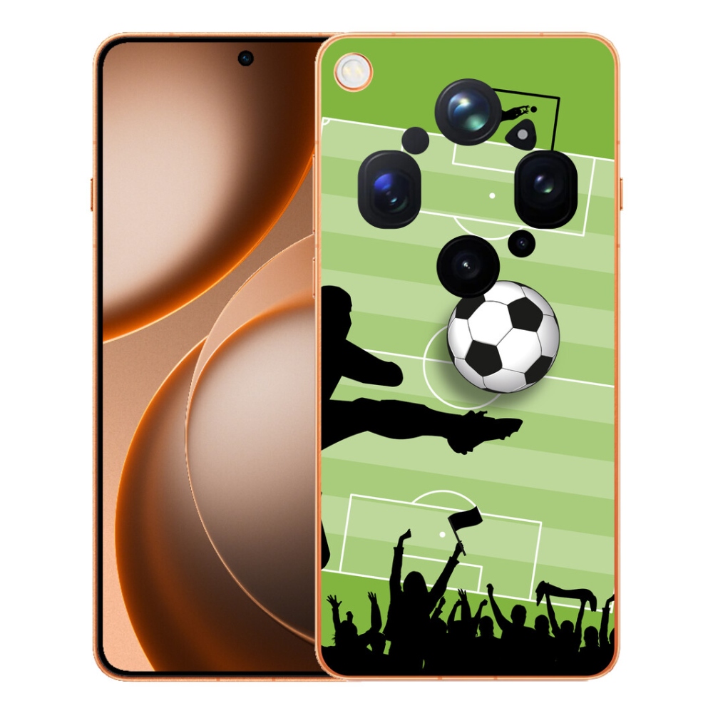 Gélový kryt mmCase na Oppo Find X9 Ultra - futbal 3