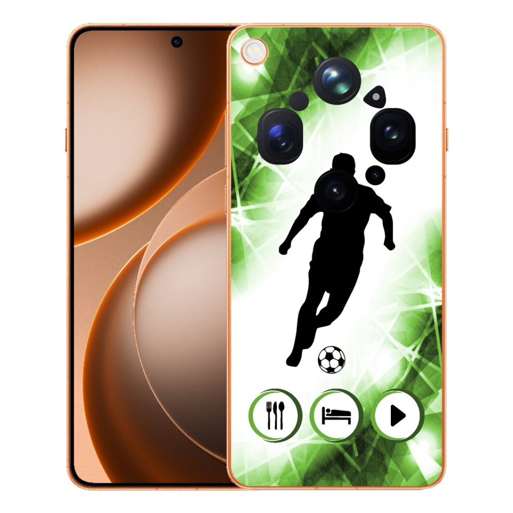 Gélový kryt mmCase na Oppo Find X9 Ultra - futbalista