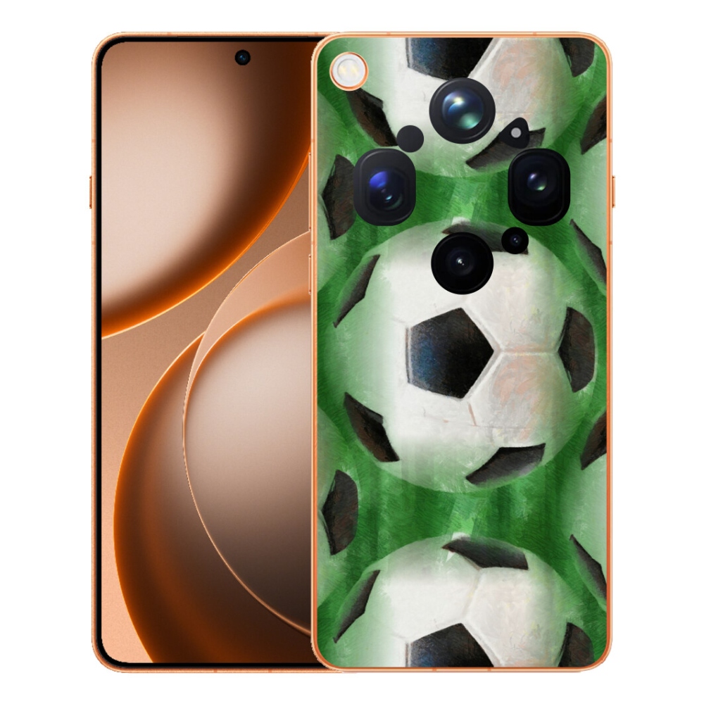Gélový kryt mmCase na Oppo Find X9 Ultra - futbalová lopta