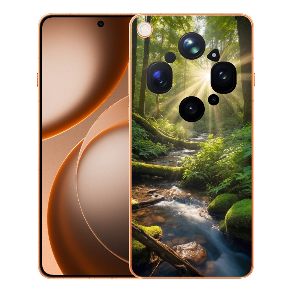 Gélový kryt mmCase na Oppo Find X9 Ultra - hlbina lesa