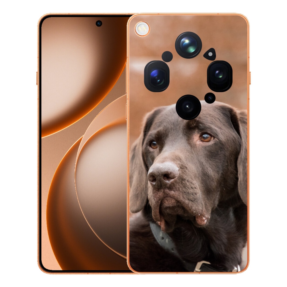 Gélový kryt mmCase na Oppo Find X9 Ultra - hnedý labrador