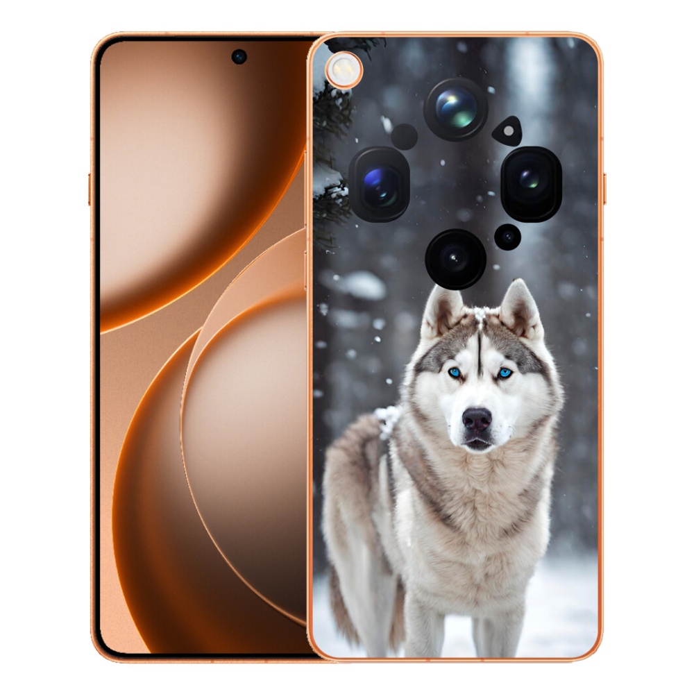 Gélový kryt mmCase na Oppo Find X9 Ultra - husky 2
