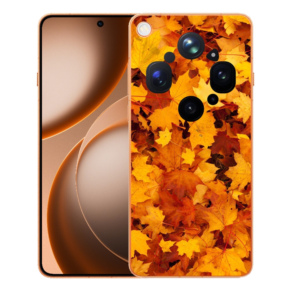 Gélový kryt mmCase na Oppo Find X9 Ultra - javorové listy