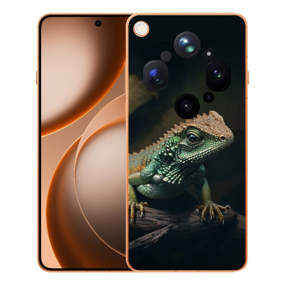 Gélový kryt mmCase na Oppo Find X9 Ultra - jašter