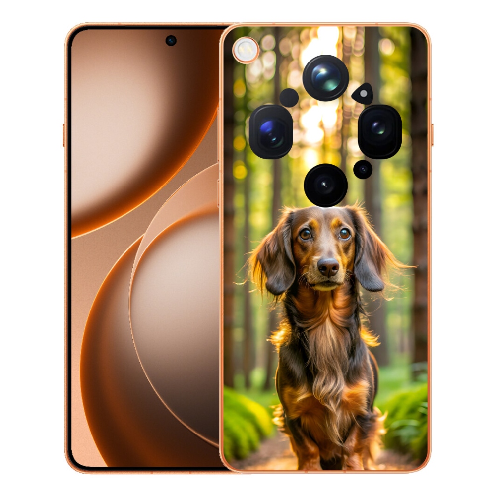 Gélový kryt mmCase na Oppo Find X9 Ultra - jazvečík 4
